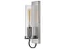 Hinkley Ryden 1-Light Brushed Nickel Glass Wall Sconce