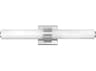 Hinkley Aiden Chrome White Glass LED Vanity Light