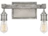 Hinkley Denton 2-Light Pewter Vanity Light