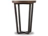 Hooker Furniture Parkcrest Martini Round Coppers Copper Top With Dark Metal Base End Table