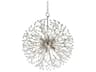 Hudson Valley Dunkirk 8-Light Polished Nickel Crystal Round Pendant