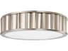 Hudson Valley Middlebury 3-Light Polished Nickel White Glass Drum Flush Mount