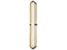 Hudson Valley Tribeca 1-Light Aged Brass Black LED Vanity Light