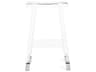 Interlude Home Clear Polished Nickel Counter Stool