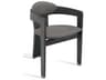 Interlude Home Gray Arm Dining Chair