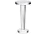 Interlude Home Round Clear End Table