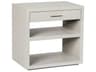 Interlude Home 1-Drawer White Chest Nightstand