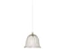 Karman Ceraunavolta 1-Light Transparent Clear Glass LED Geometric Mini Pendant