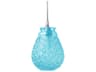 Karman Ceraunavolta 1-Light Tiffany Blue Glass LED Geometric Mini Pendant