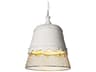 Karman Domenica 1-Light White Gold LED Bell Pendant