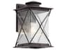 Kichler Argyle 1 - Light Glass Outdoor Wall Light