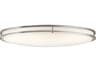 Kichler Avon 1-Light Brushed Nickel LED Round Flush Mount