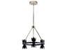Kichler Baland 6-Light Black LED Bowl Dome Round Chandelier