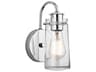 Kichler Braelyn 1-Light Chrome Glass Wall Sconce