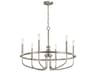 Kichler Capitol Hill 6-Light Brushed Nickel Candelabra Chandelier