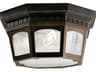 Kichler Courtyard 3 - Light Glass Outdoor Ceiling Light