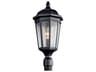 Kichler Courtyard 1 - Light Glass Outdoor Post Light