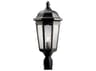 Kichler Courtyard 1 - Light Glass Outdoor Post Light