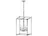 Kichler Crosby 4-Light Chrome Geometric Pendant