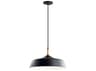 Kichler Danika 1-Light Black Round Pendant