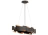Kichler Moderne 2-Light Olde Bronze LED Drum Round Island Pendant