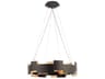 Kichler Moderne 2-Light Olde Bronze LED Drum Round Pendant