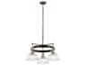 Kichler Eastmont 3-Light Polished Nickel Glass Dome Chandelier