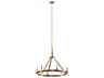 Kichler Emmala 6-Light Brushed Natural Brass Candelabra Chandelier