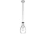 Kichler Everly 1-Light Chrome Glass Geometric Mini Pendant