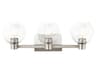 Kichler Harmony 3-Light Brushed Nickel Glass Vanity Light