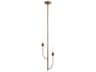 Kichler Hatton 2-Light Satin Bronze Mini Pendant