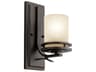 Kichler Hendrik 1-Light Olde Bronze Glass Wall Sconce