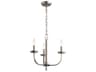 Kichler Kennewick 3-Light Brushed Nickel Candelabra Chandelier