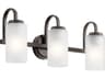 Kichler Kennewick 3-Light Olde Bronze Glass Vanity Light