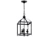 Kichler Larkin 3-Light Black Candelabra Chandelier