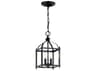 Kichler Larkin 2-Light Black Mini Pendant