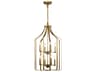 Kichler Morrigan 8-Light Natural Brass Candelabra Chandelier