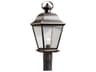 Kichler Mount Vernon 1 - Light Glass Outdoor Post Light