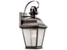 Kichler Mount Vernon 1 - Light Glass Outdoor Wall Light