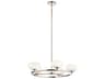 Kichler Pim 6-Light Polished Nickel Glass Linear Round Chandelier