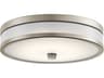 Kichler Pira Brushed Nickel LED Drum Round Flush Mount