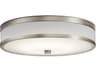 Kichler Pira Brushed Nickel LED Drum Round Flush Mount