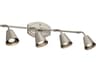 Kichler Sylvia 4-Light Satin Nickel Linear Track & Rail Light
