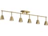 Kichler Sylvia 6-Light Brushed Natural Brass Linear Track & Rail Light