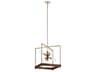 Kichler Tanis 6-Light Auburn Stained Brown Geometric Pendant