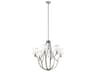 Kichler Thisbe 6-Light Classic Pewter Candelabra Cylinder Chandelier