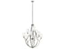 Kichler Thisbe 9-Light Classic Pewter Candelabra Cylinder Chandelier