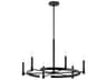 Kichler Tolani 6-Light Black Candelabra Round Chandelier