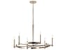 Kichler Tolani 6-Light Polished Nickel Candelabra Round Chandelier