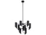 Kichler Trentino 9-Light Black Cylinder Chandelier
